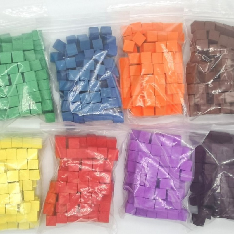 Board Game Impostor - 100 Pz/lotto 10mm Cubi di Legno