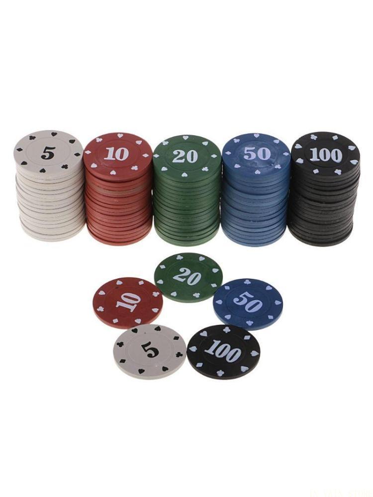 Board Game Vault - M5TC 100 pezzi 5 colori fiches