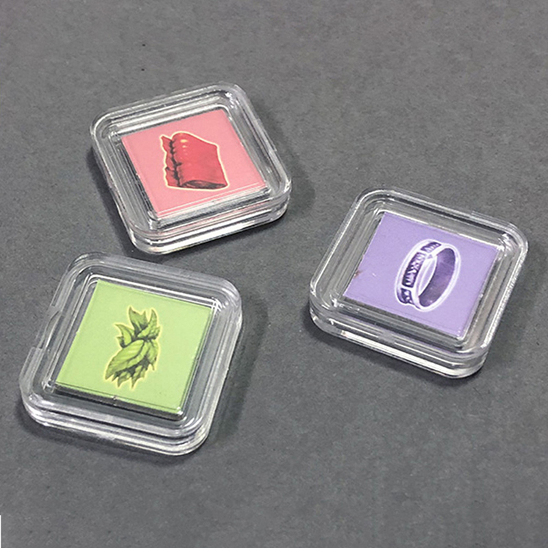 Board Game Impostor - 10 contenitori protettivi quadrati in plastica