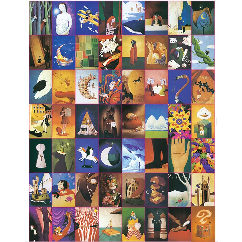 Board Game Research - Illustrazioni Carte Blu Estensione Versione Giochi