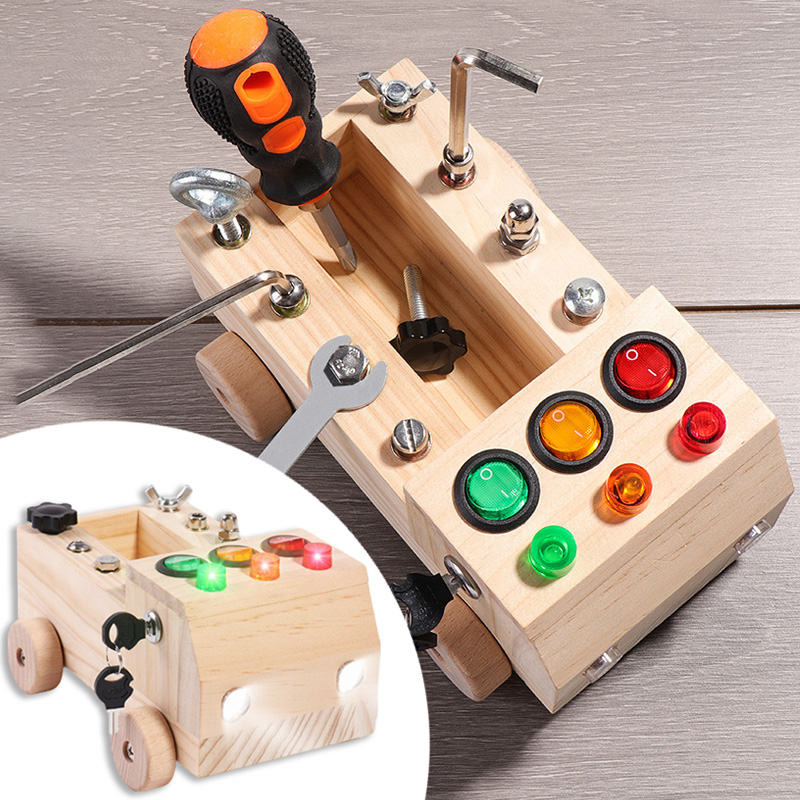 Board Game Japan - Legno Montessori Occupato Bordo Giocattoli Sensoriali