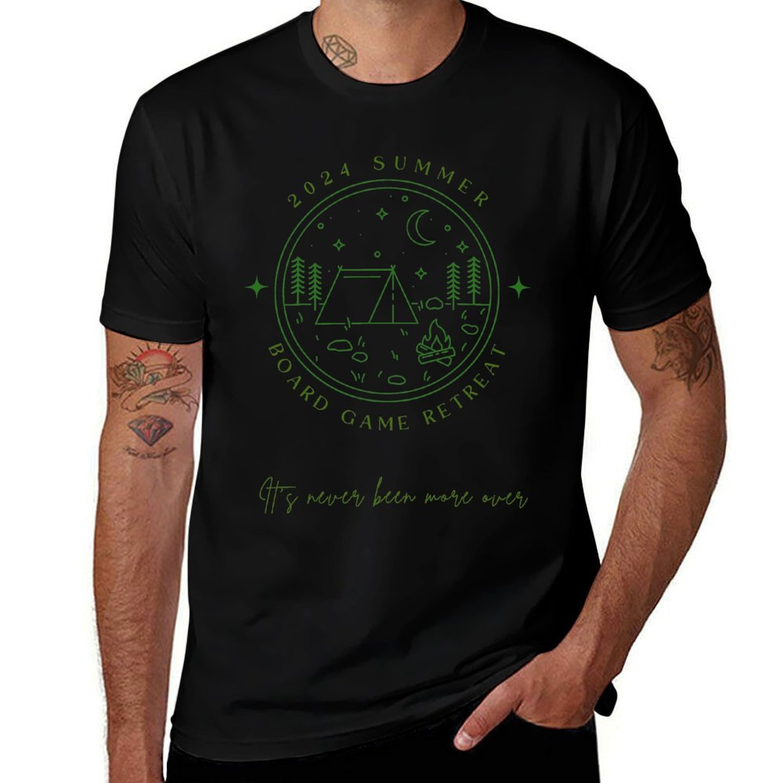 Board Game Festival - T-shirt festiva semplice per il ritiro