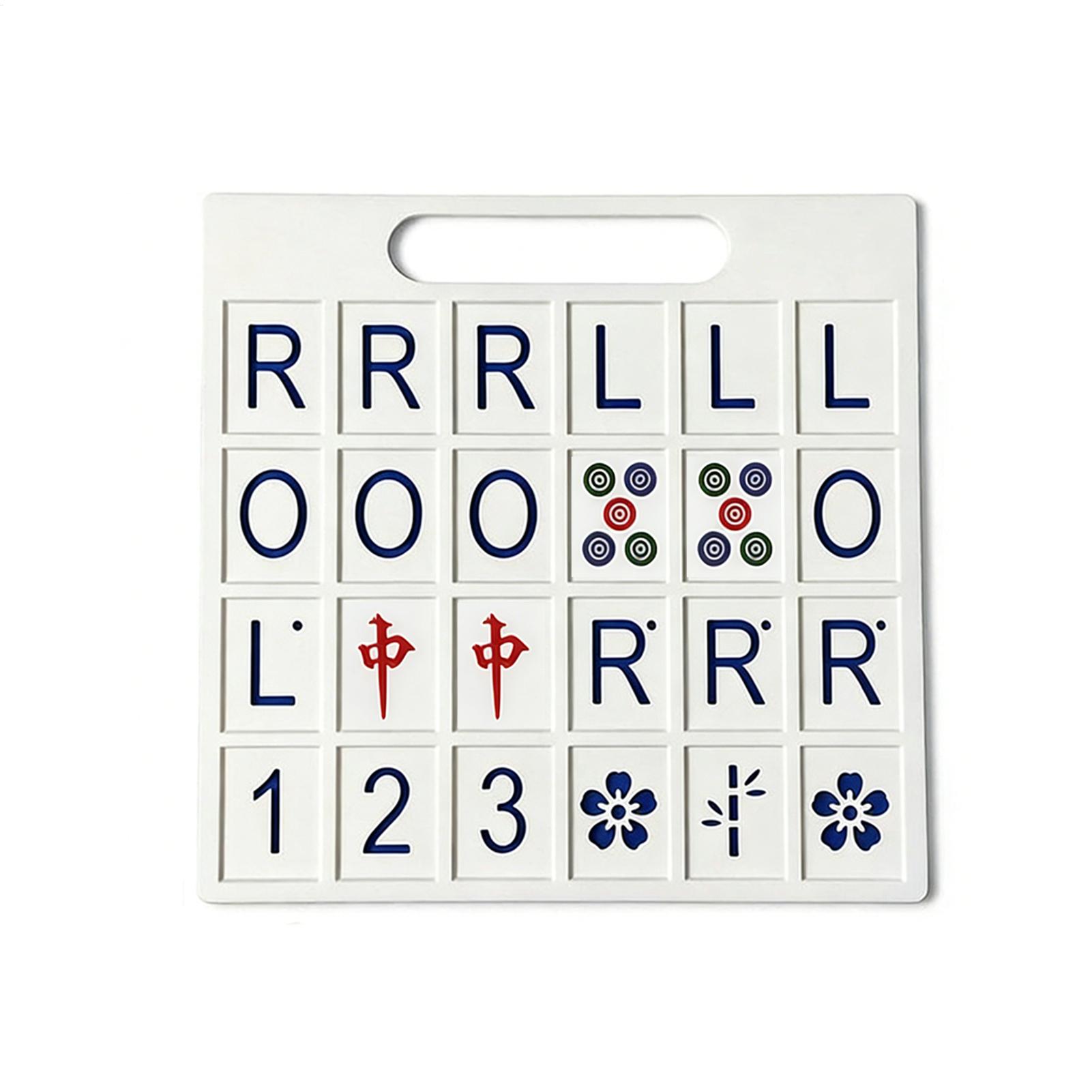 Board Game Strategi - Tabellone Mahjong Portatile con 24 Scomparti,