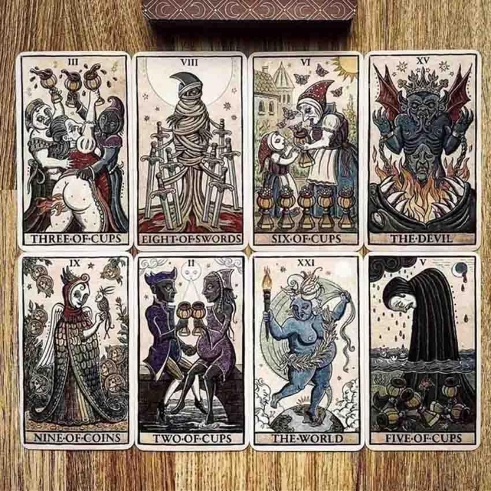 Board Game Research - Trionfi Della Luna Tarocchi illustrati 12x7