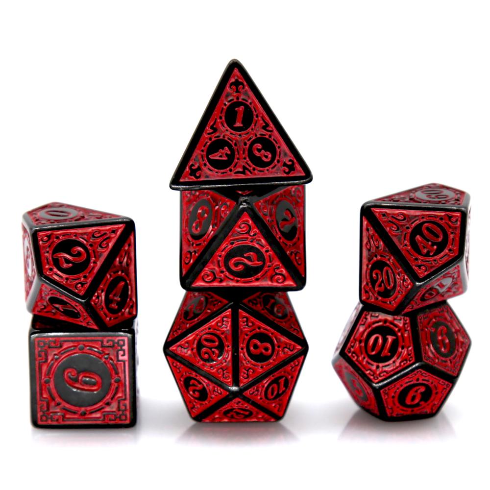 Board Game Live - Set di dadi poliedrici in acrilico