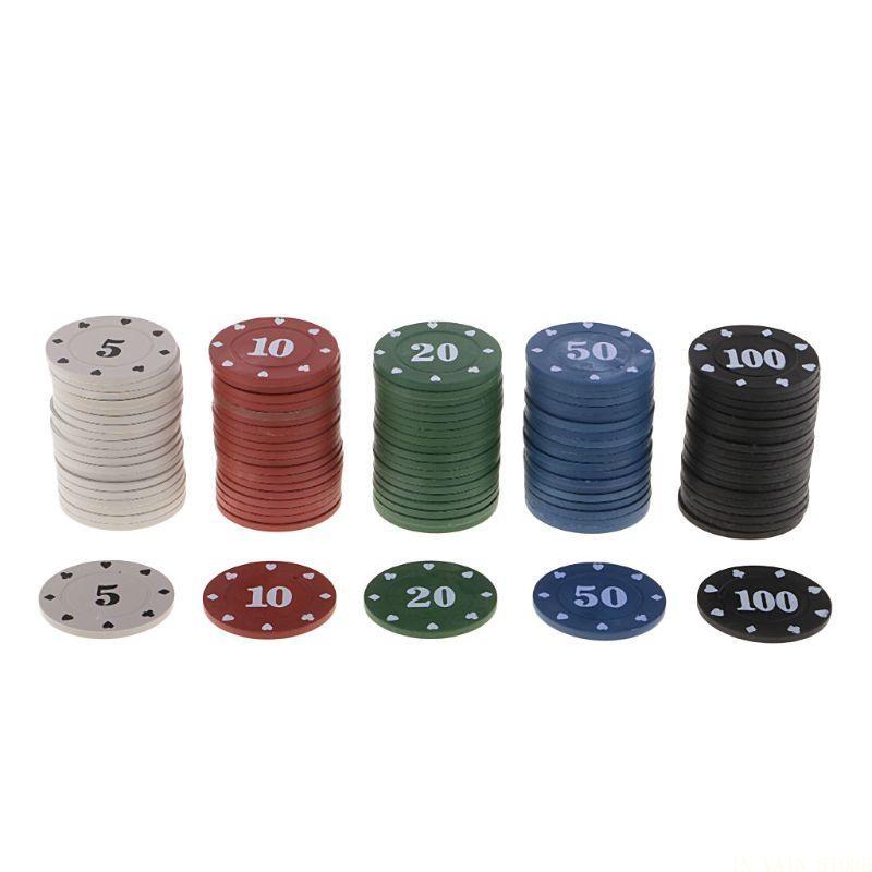 M5TC 100 pezzi 5 colori fiches - Board Game Vault recensione e prezzo