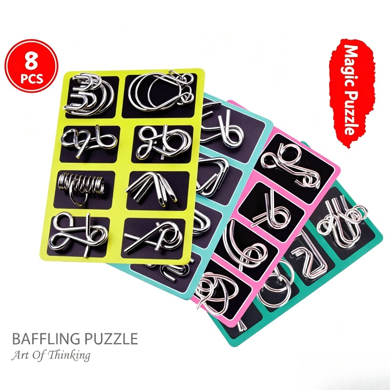 Set di 8 Puzzle in Metallo, Cl - Board Game Pdf recensione e prezzo