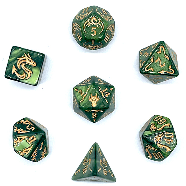 Set di 7 Dadi Poliedrici DND i - Board Game Live recensione e prezzo