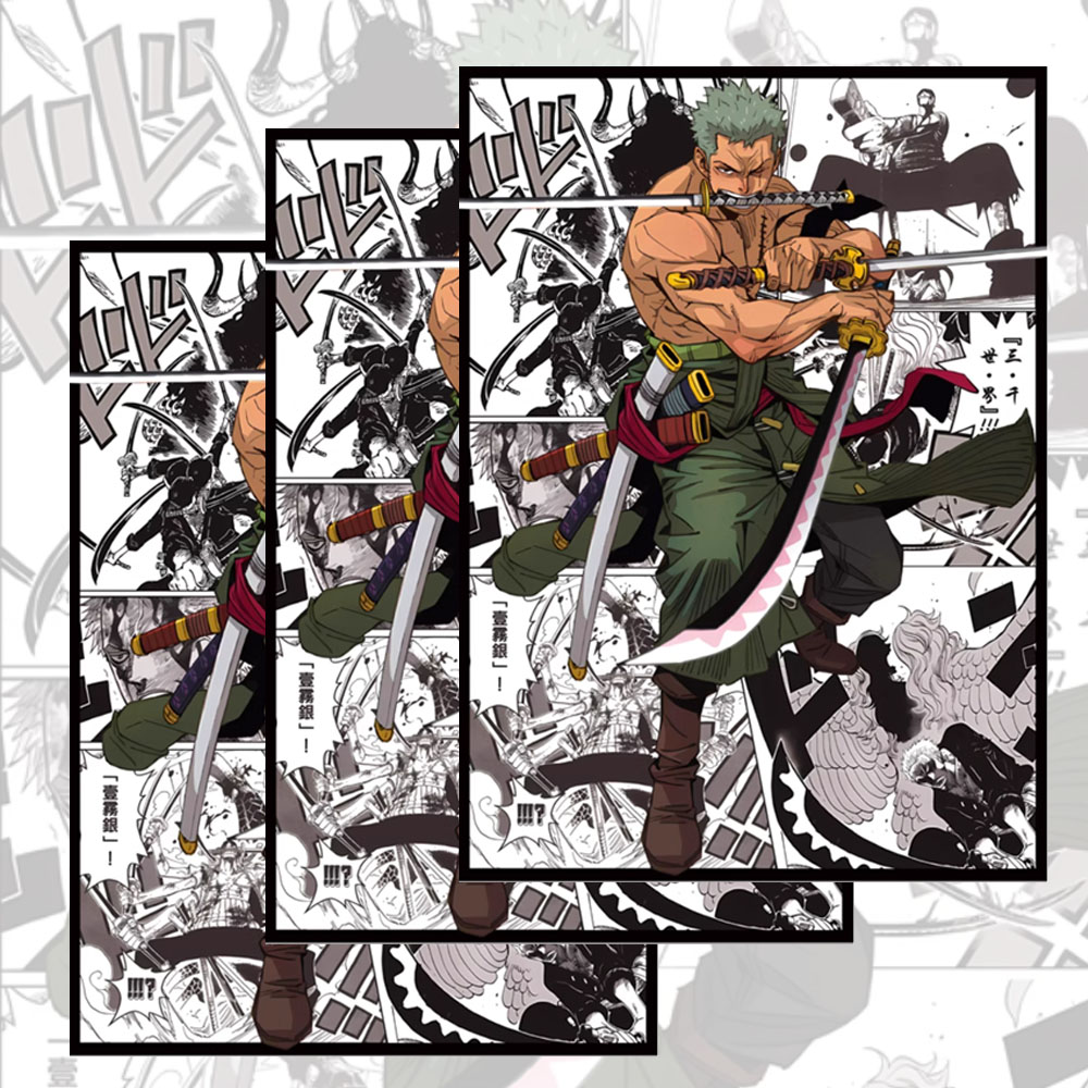60PCS 66x91mm One Piece Anime  - Board Game Illustrator recensione e prezzo